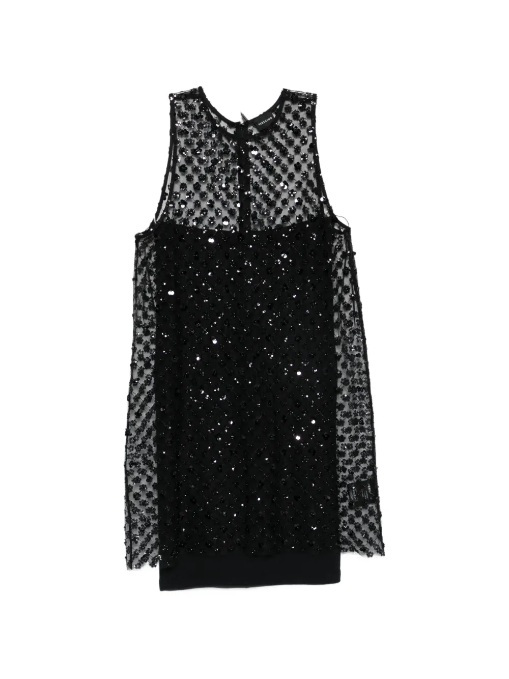 HERSKIND Jamie floral-sequin dress - Nero