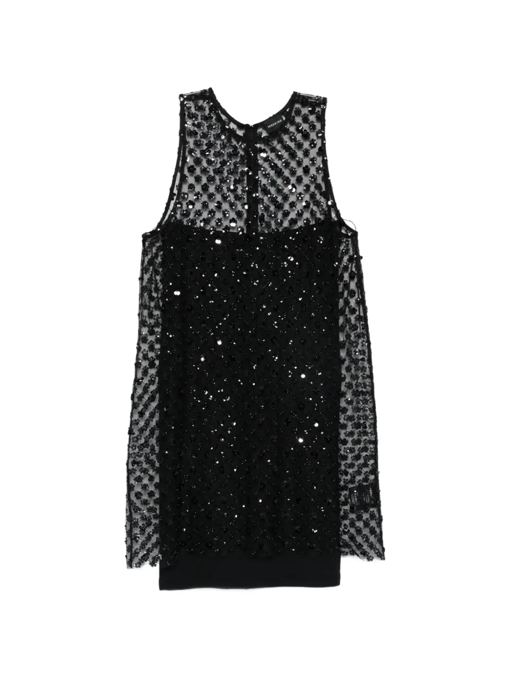 HERSKIND Jamie floral-sequin dress - Nero