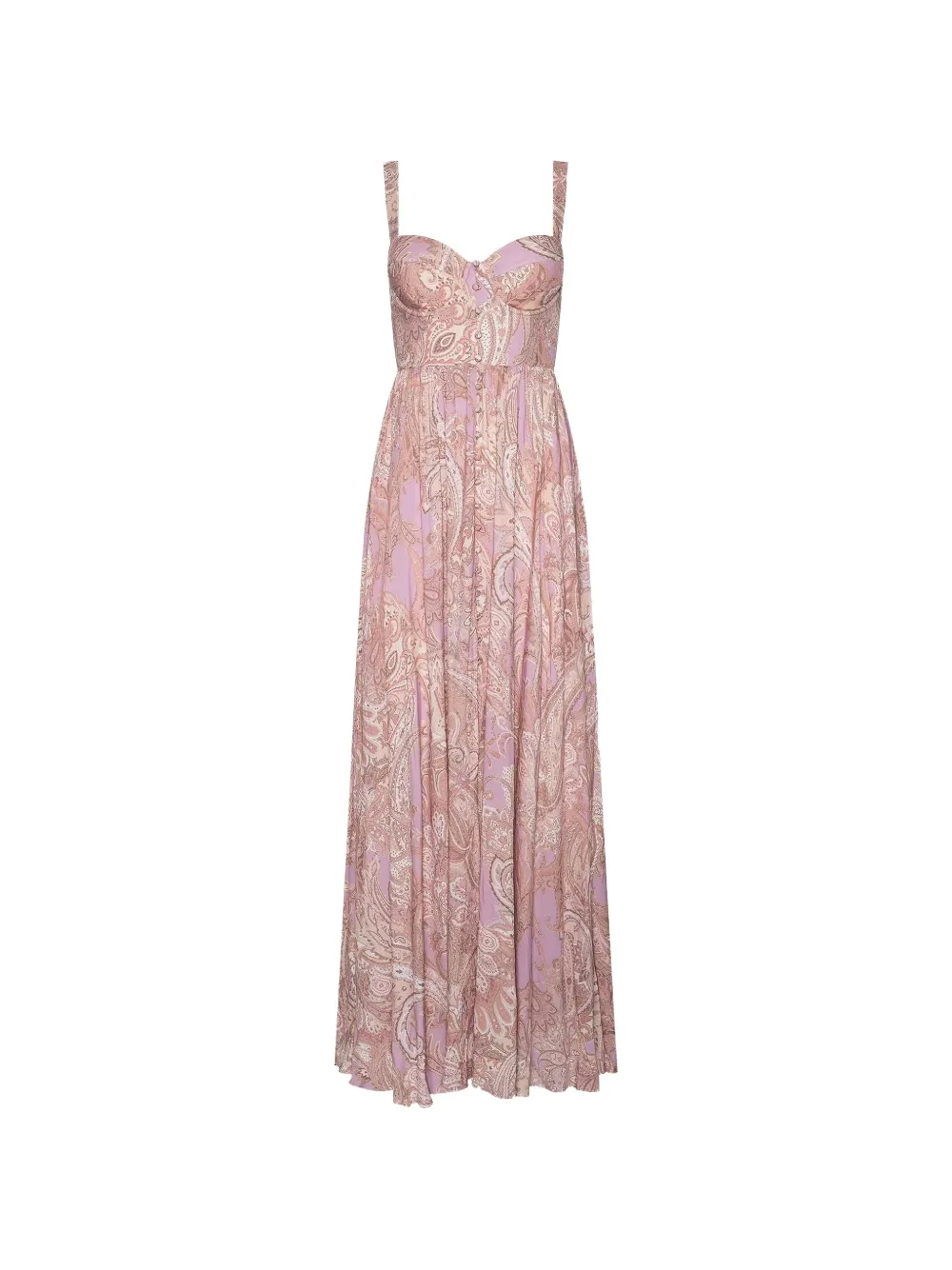 L'Agence Rosette paisley-print maxi dress - Viola