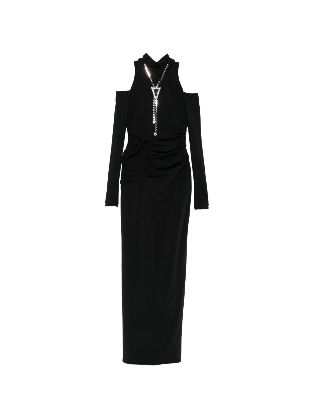 MITILIANE COUTURE cut-out maxi dress - Nero
