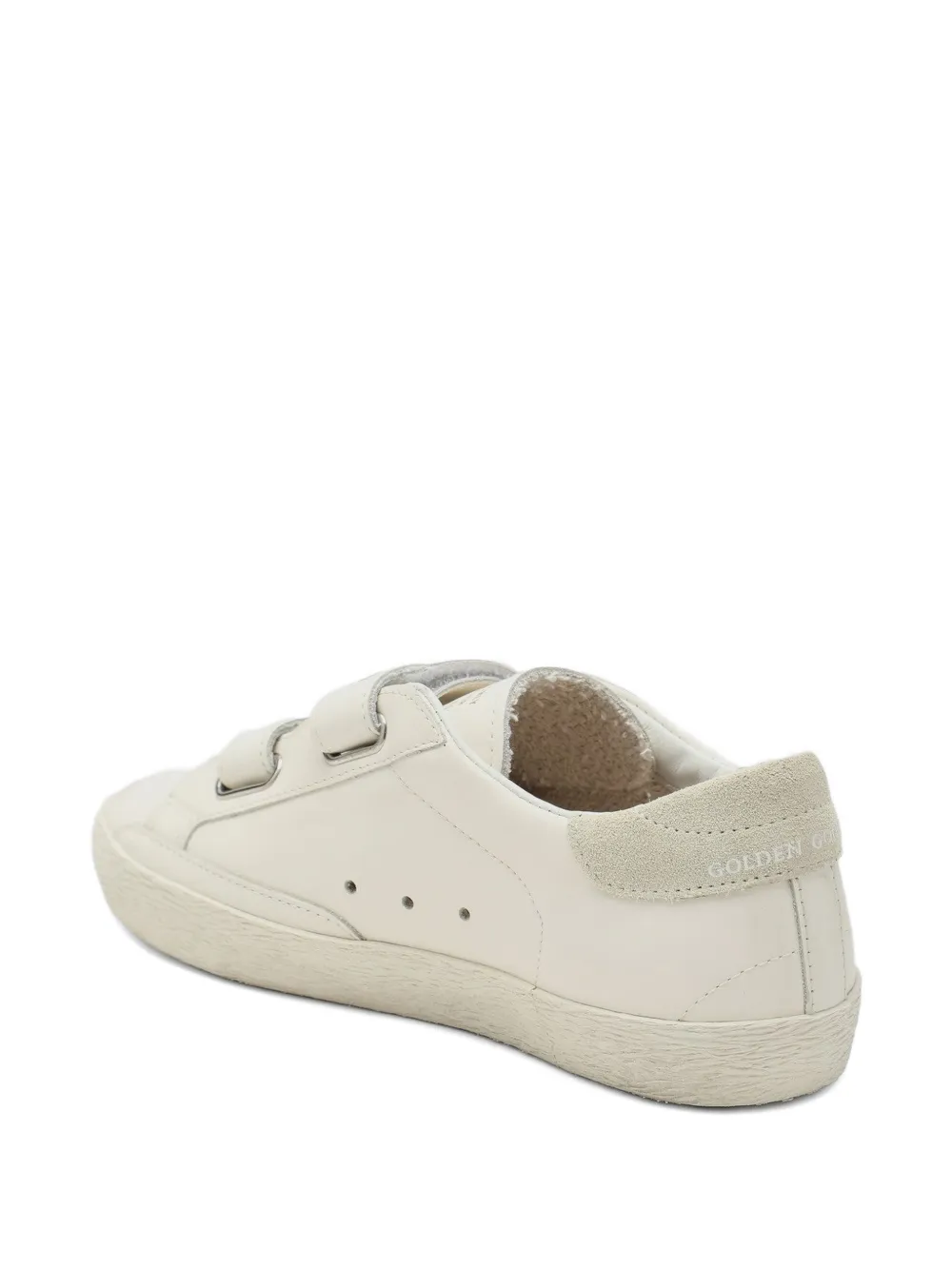 Golden Goose Kids Old School star-patch sneakers Beige