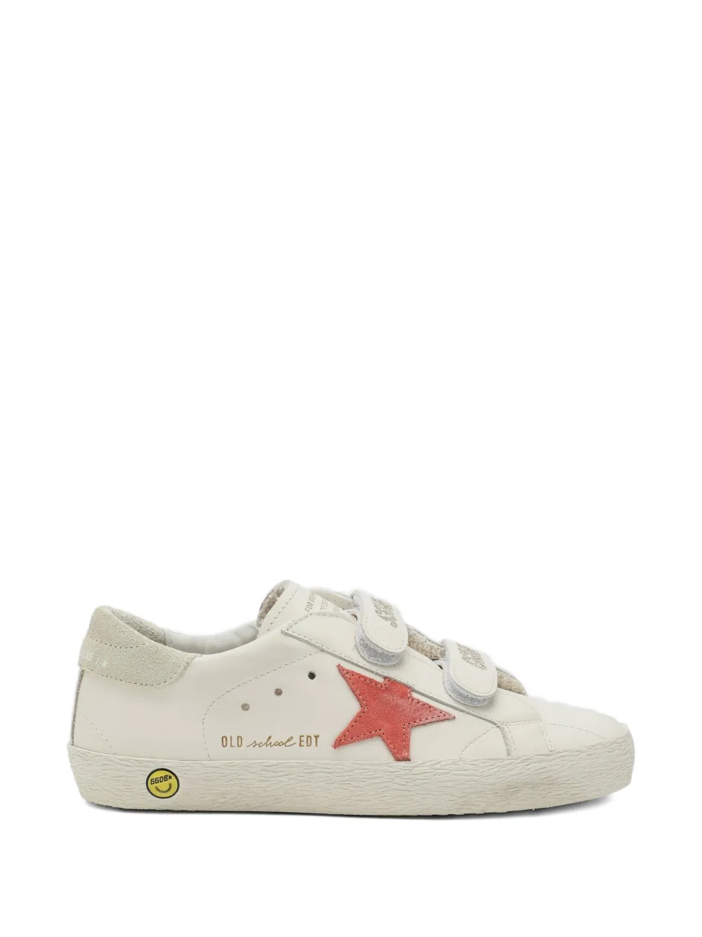 Golden Goose Kids Old School star-patch sneakers Beige