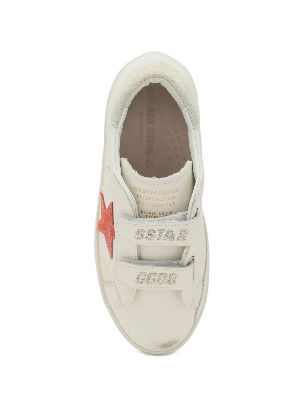 Golden Goose Kids Old School star-patch sneakers Beige