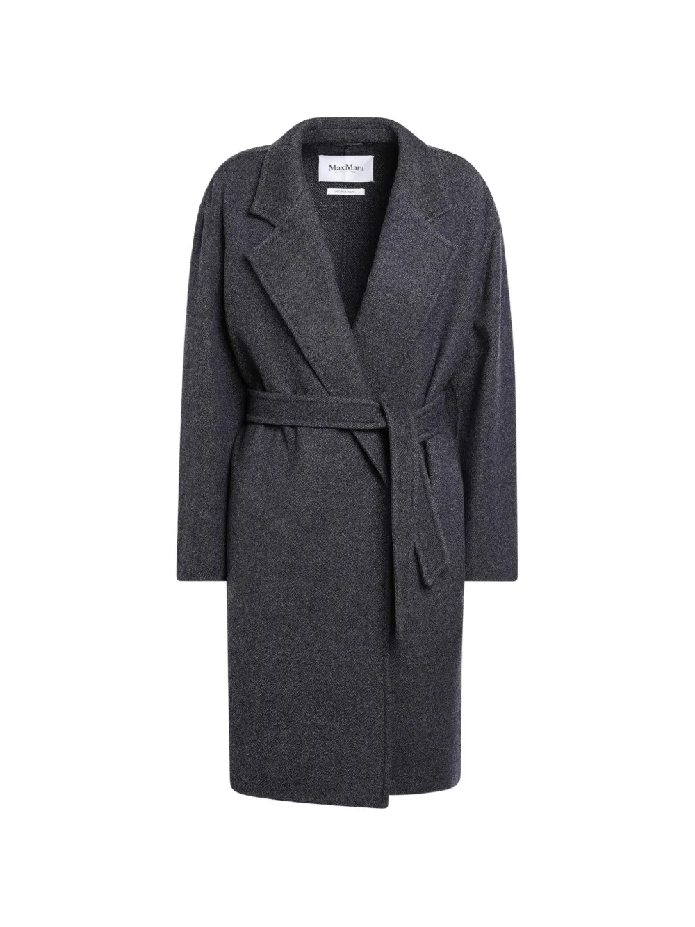 Max Mara Carniawo belted double-breasted coat - Grey