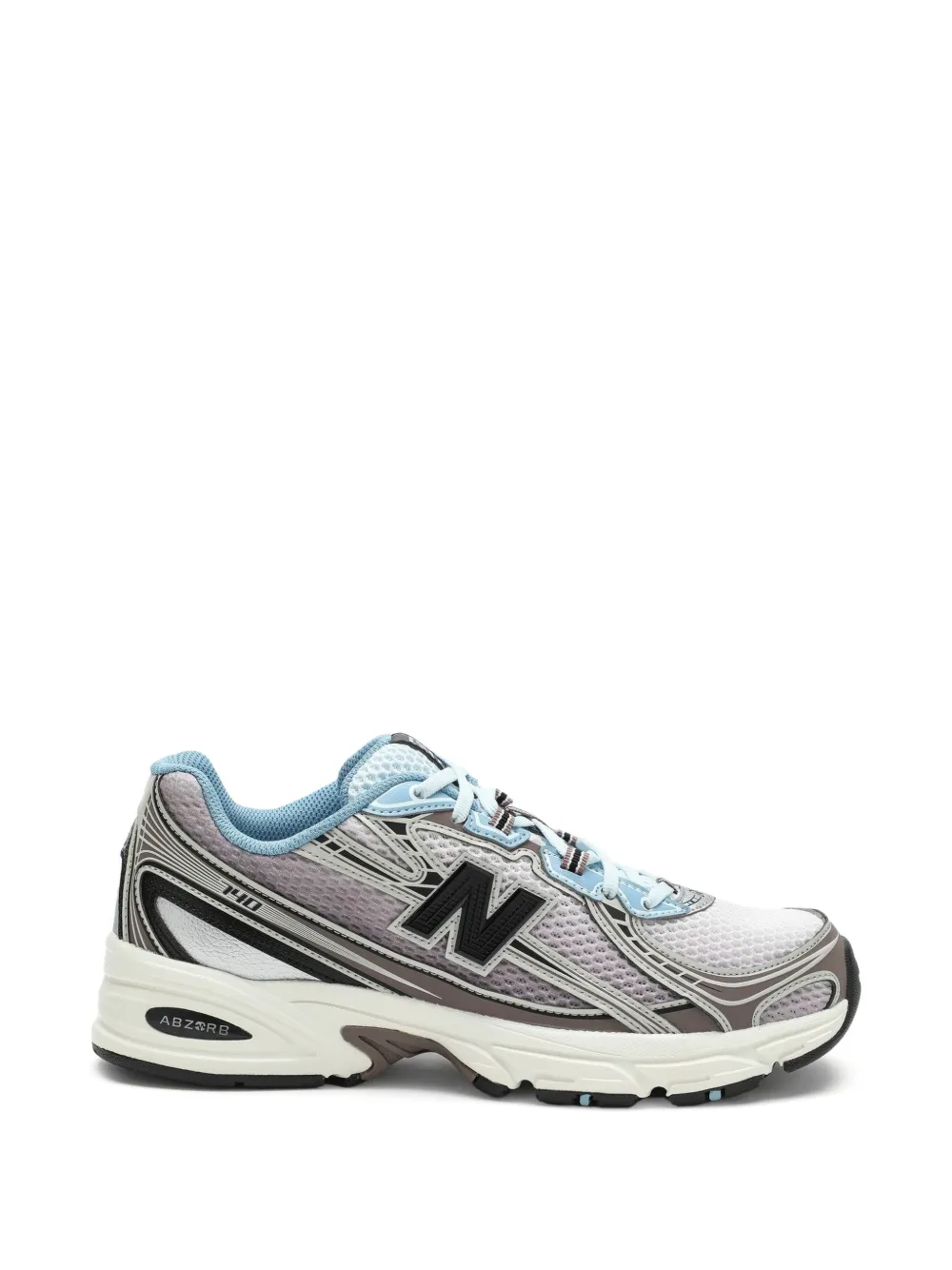 New Balance U740 mesh-panel sneakers - Bianco