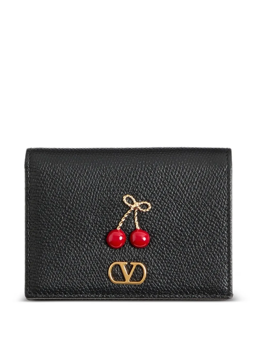 Valentino Garavani Cherryfic Portemonnaie - Schwarz