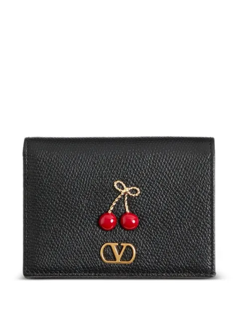 Valentino Garavani cartera Cherryfic de piel de becerro granulada