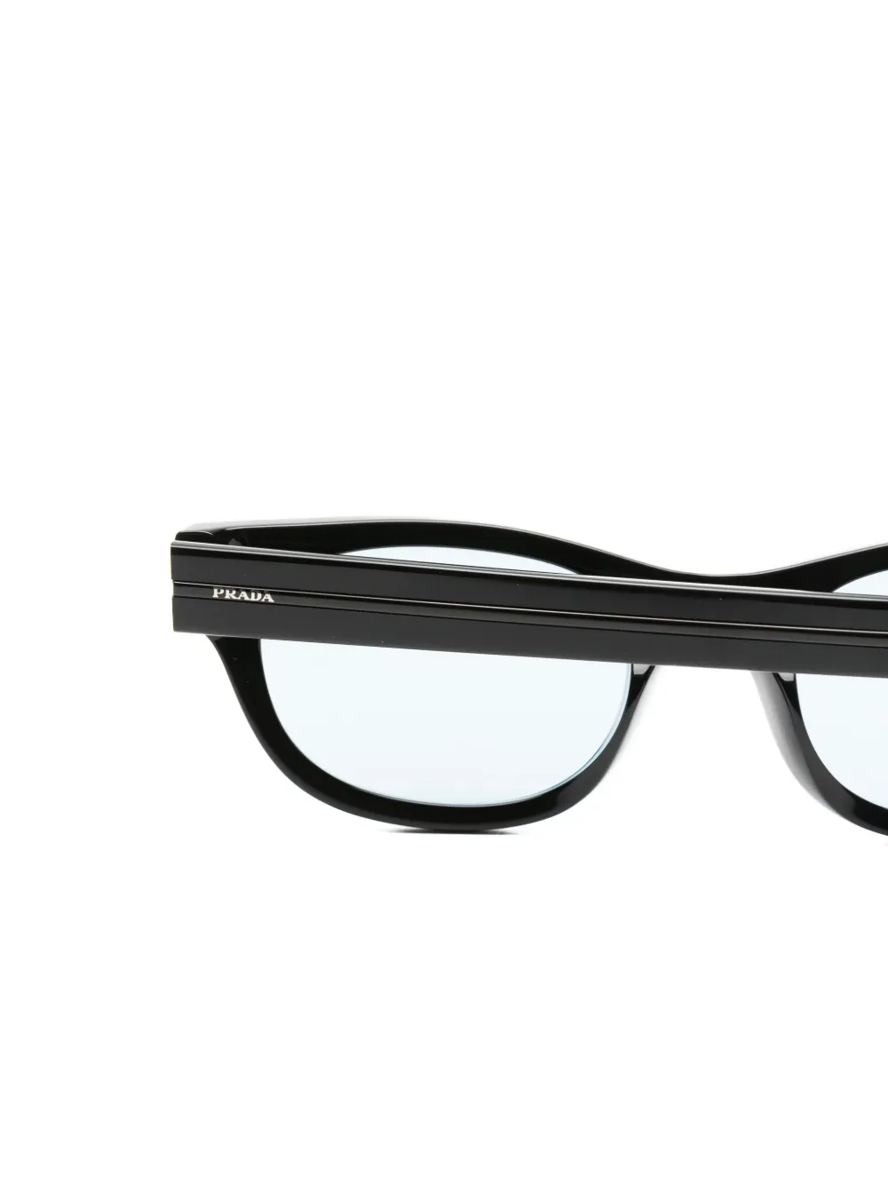 Prada Eyewear Zonnebril met cat-eye montuur Zwart