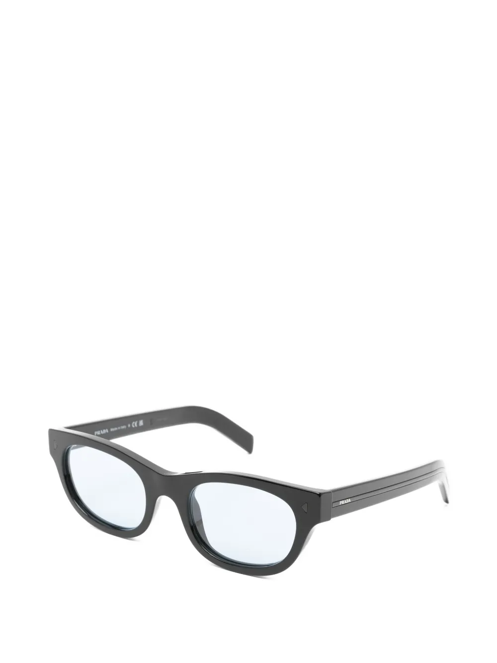 Prada Eyewear Zonnebril met cat-eye montuur Zwart