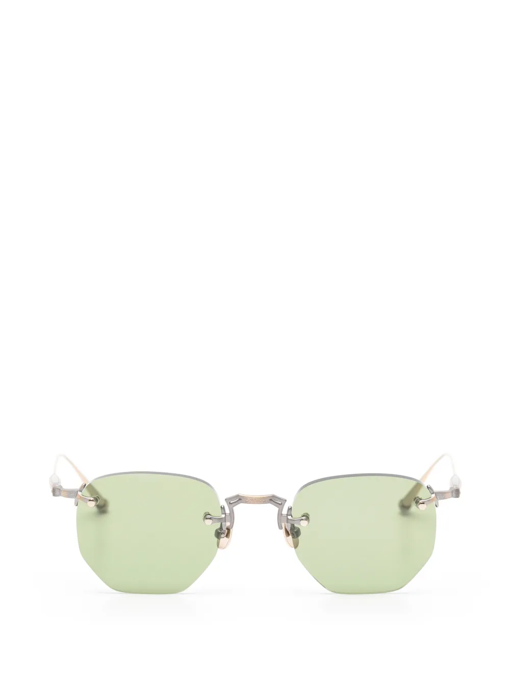 Matsuda geometric-frame rimless sunglasses - Oro