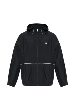 Comme Des Garçons Play Jaqueta x K-Way Com Capuz e Zíper | Preto