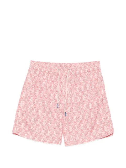 FeFè coral-print swim shorts