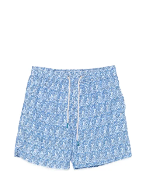 FeFè coral-print swim shorts