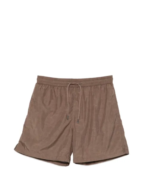 FeFè drawstring-waist logo-patch swim shorts