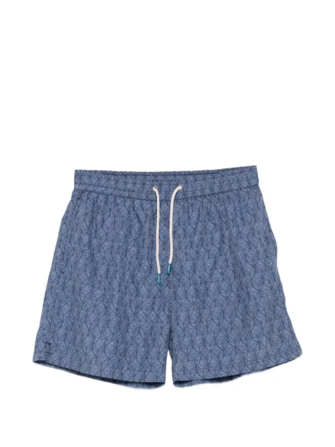 FeFè geometric-print drawstring swim shorts