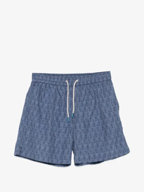 FeFè geometric-print drawstring swim shorts