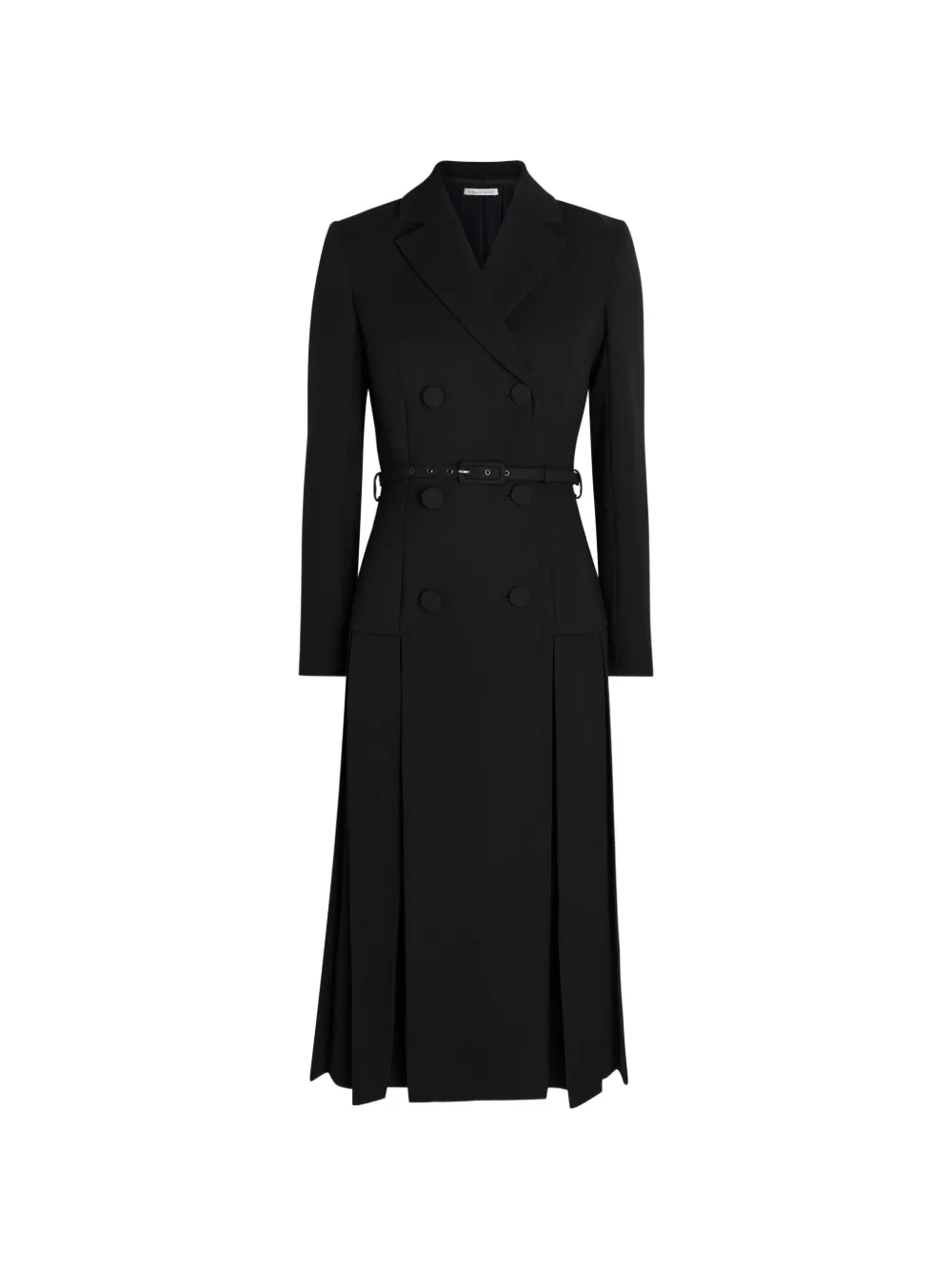 Emilia Wickstead Chaney belted midi dress - Nero
