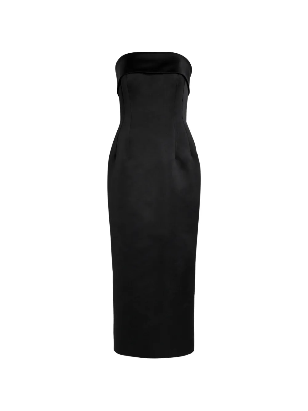 Emilia Wickstead Keeley strapless midi dress - Nero