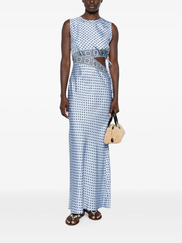 maje dresses floral-print Maxi Dress | Blue Bebe Women's Square Neck size:large colorgrp-51956 MFPRO04357 Short knit dress