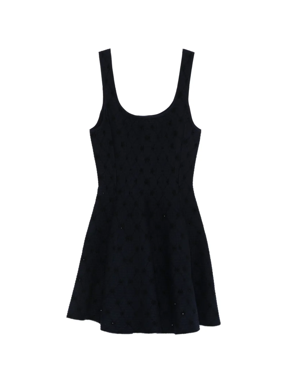 Maje rhinestone-embellished sleeveless mini dress - Blau