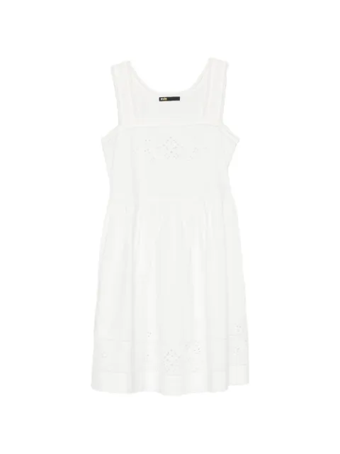 Maje embroidered flared mini dress