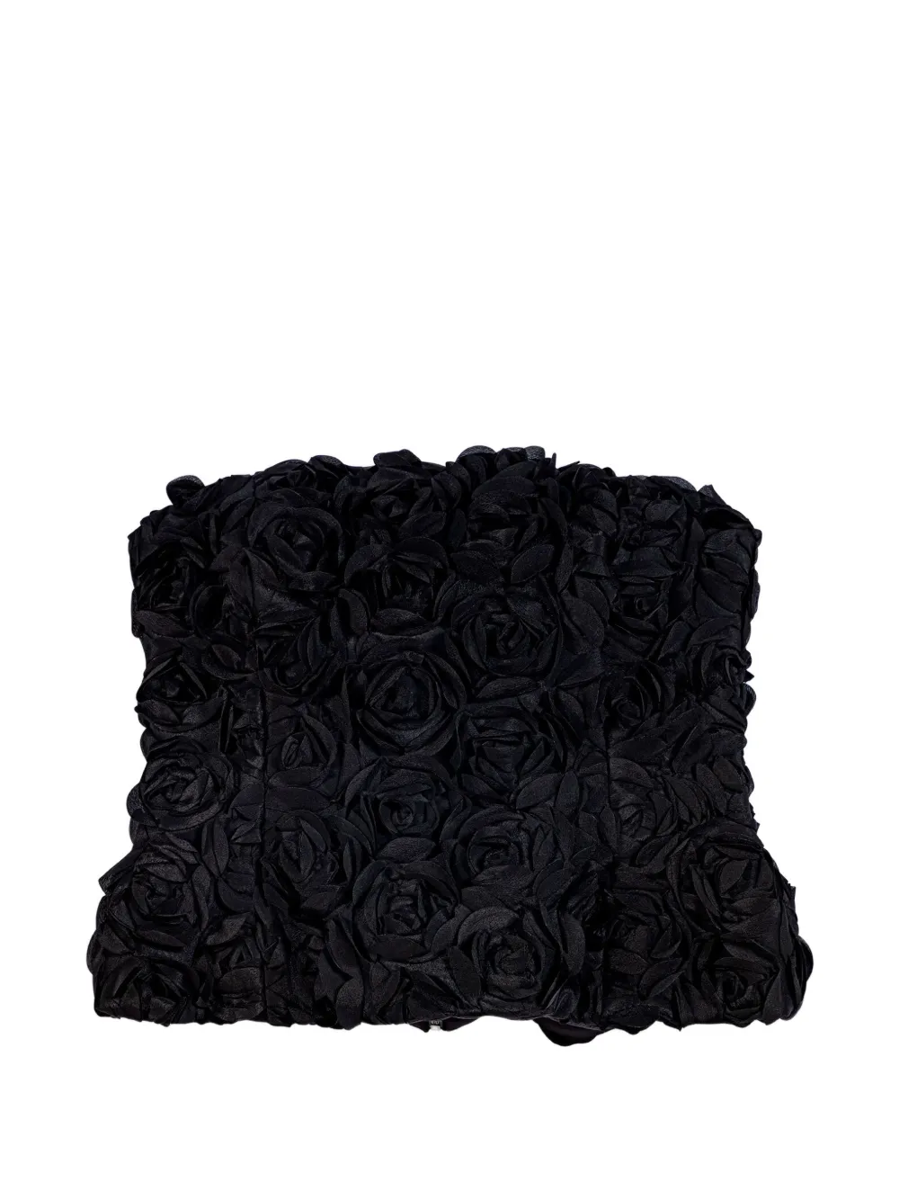 Maje floral-applique strapless top