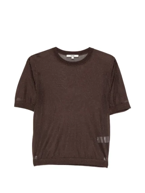 Maje short-sleeve metallic-effect T-shirt (set of two)