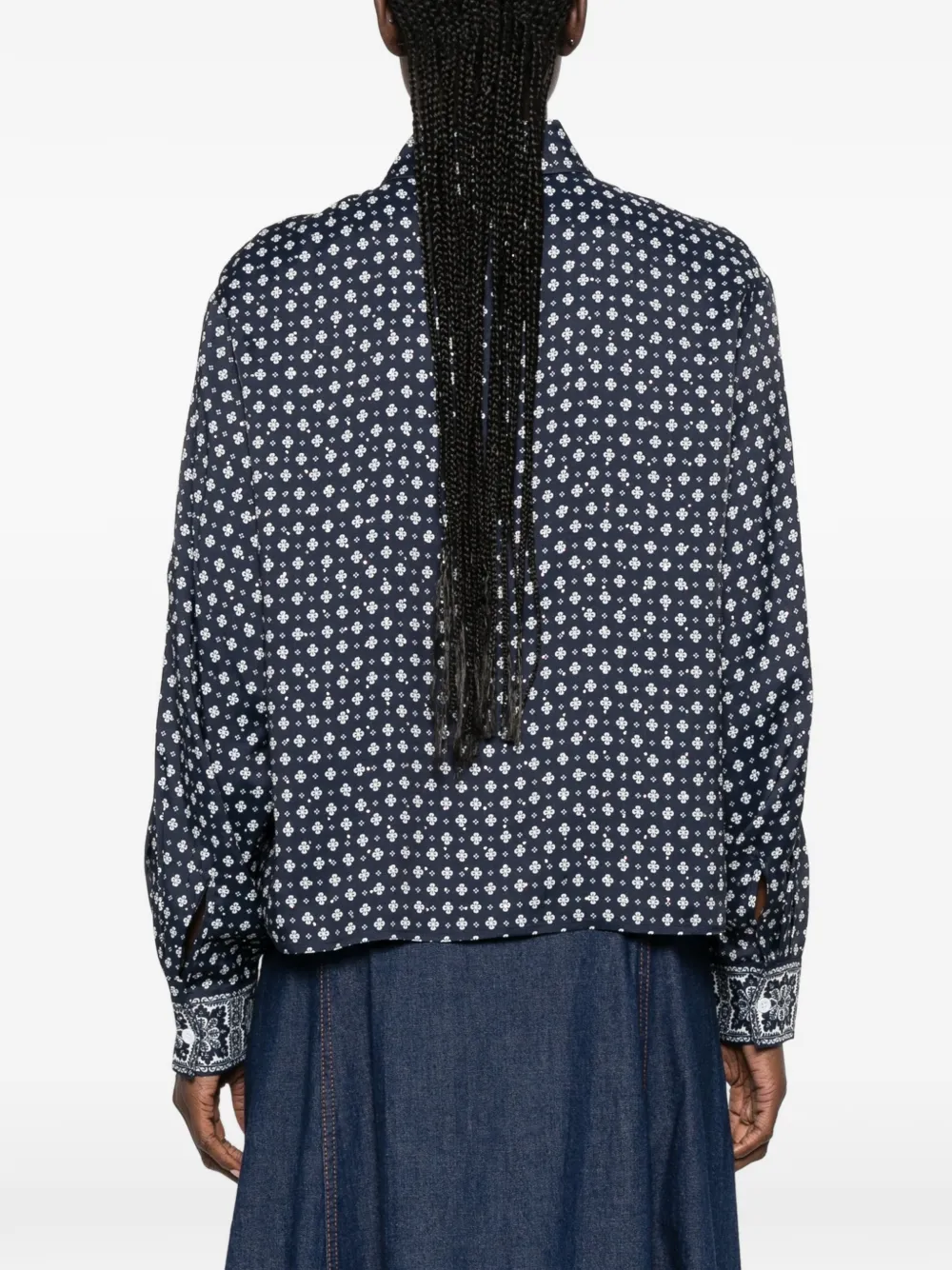 Maje Overhemd met lange mouwen Blauw