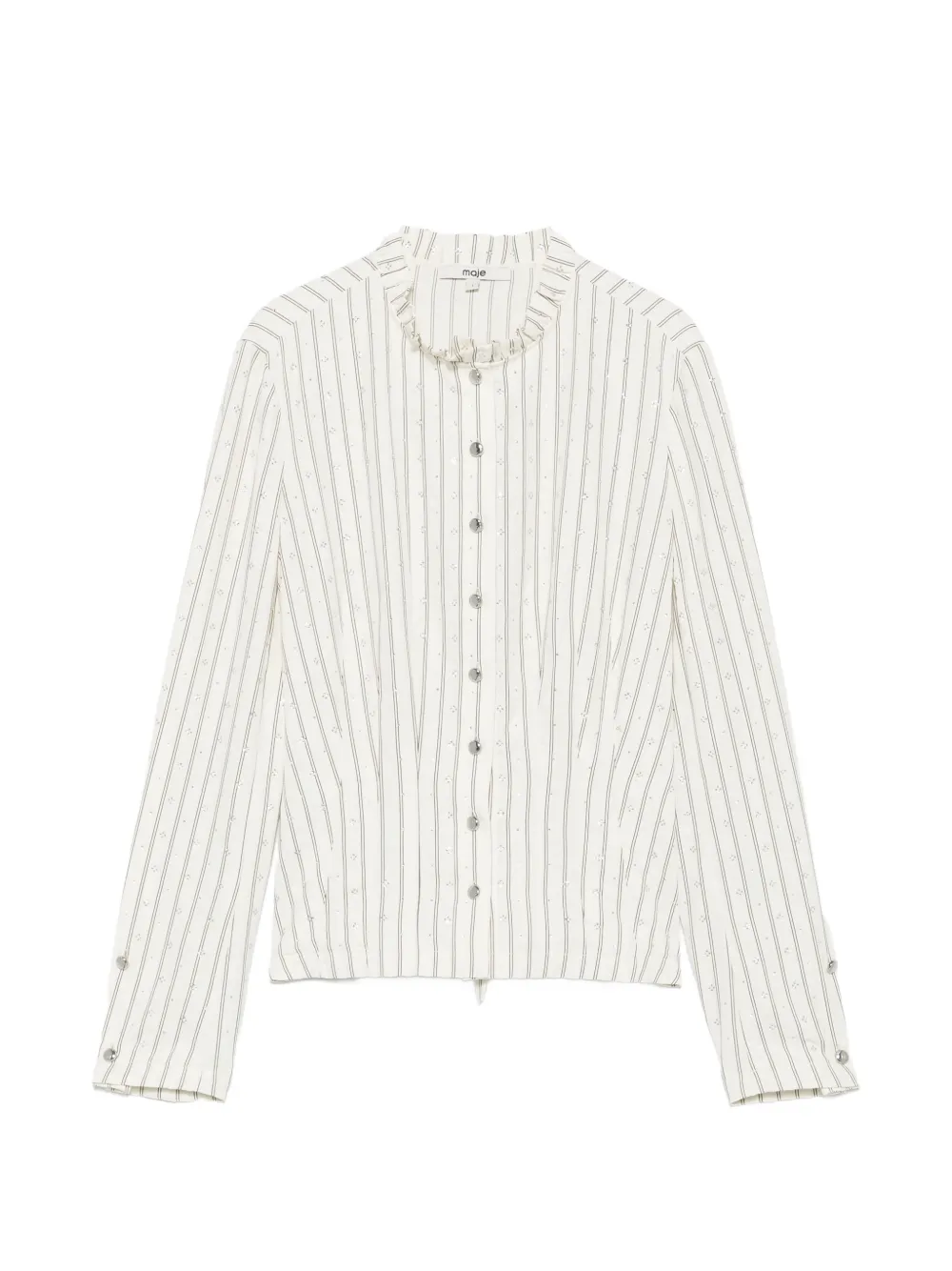 Maje Blusa a righe - Bianco