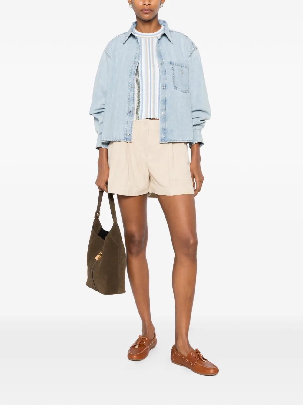Maje Denim overhemd Blauw