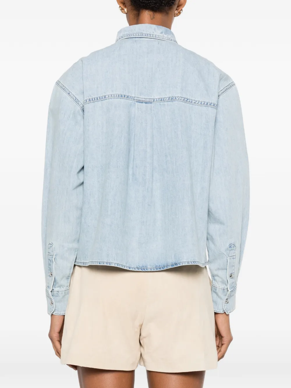 Maje Denim overhemd Blauw