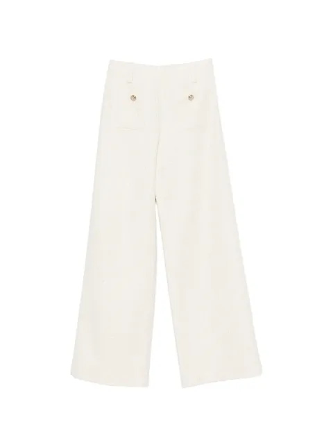 Maje pantalones anchos con botones