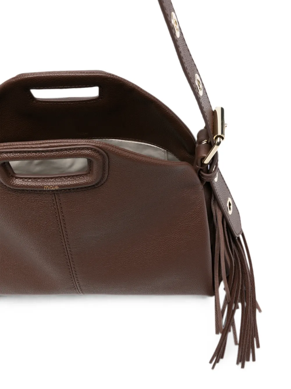 Maje Shopper met franje Bruin