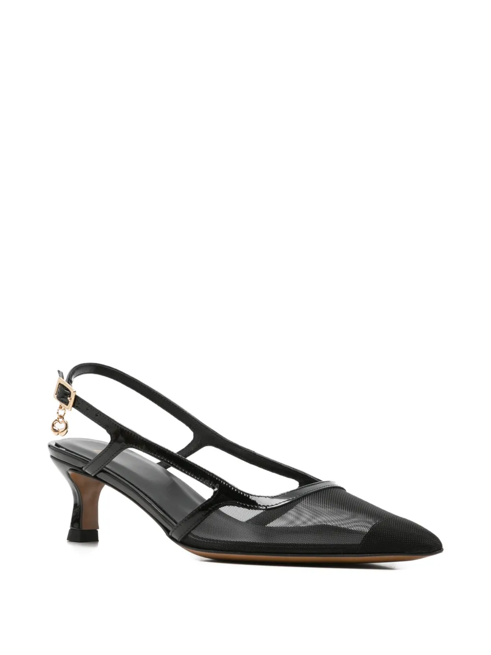 Maje Pumps met puntige neus Zwart