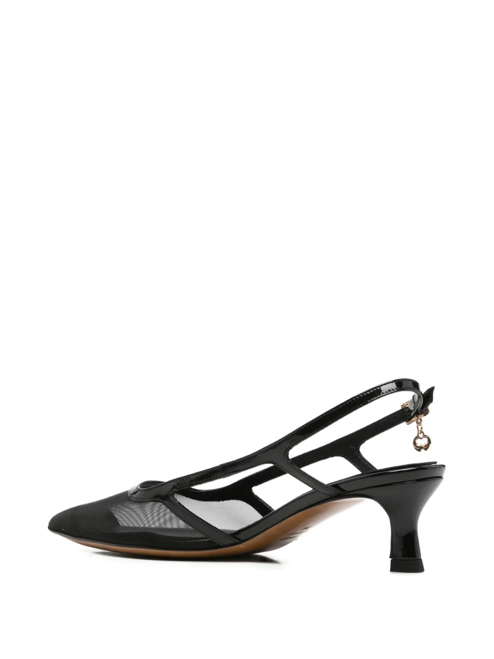 Maje Pumps met puntige neus Zwart