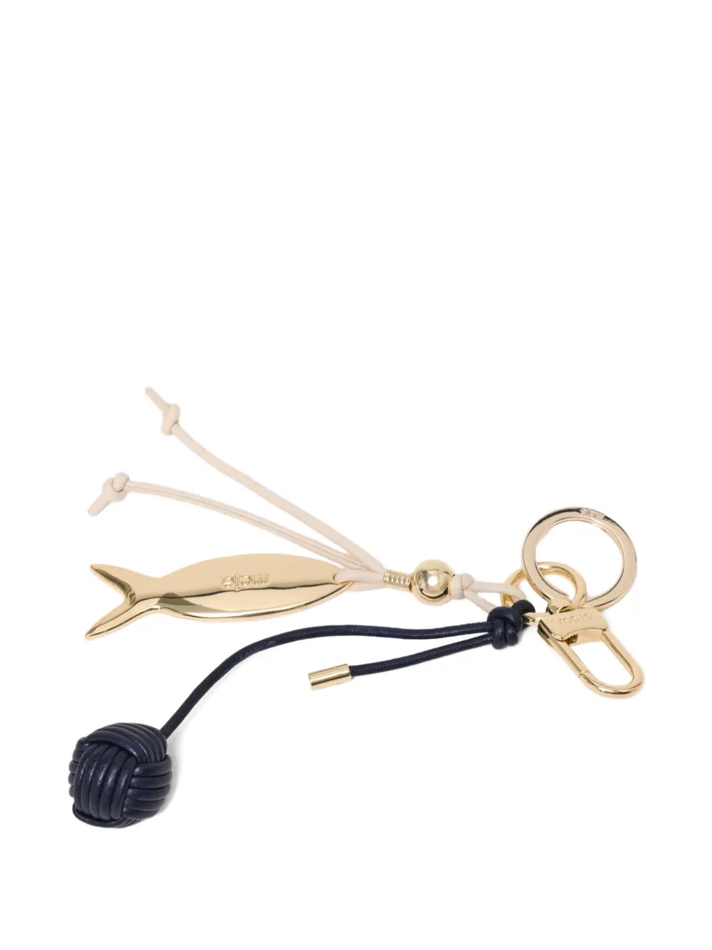 Maje Sleutelhanger met vis-hanger Goud
