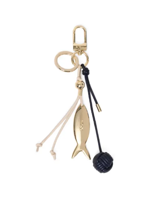 Maje fish-pendant keyring