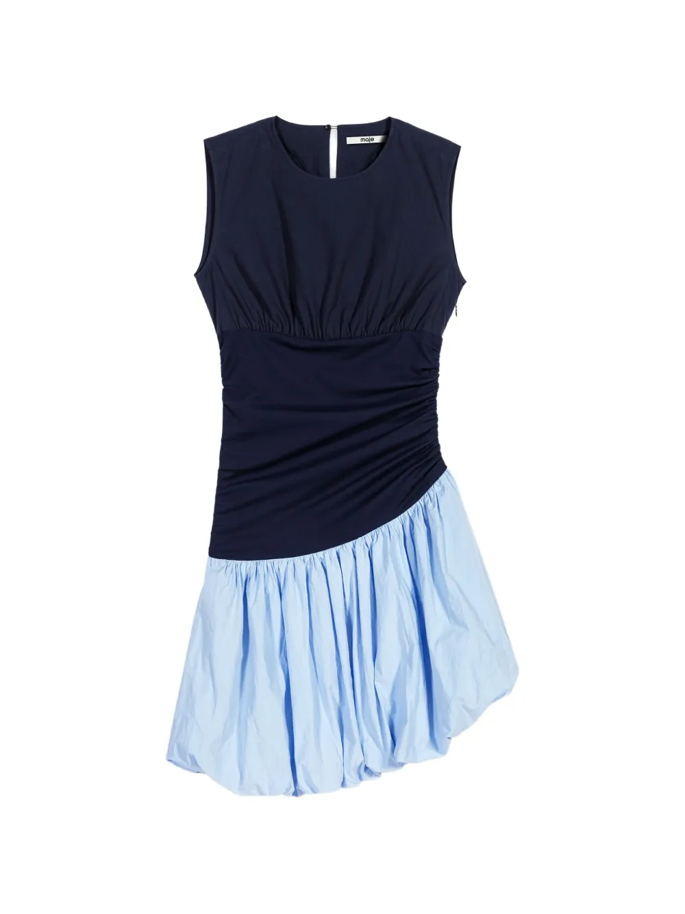 Maje bubble-skirt mini dress - Blu