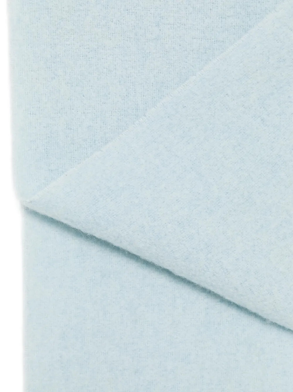 Maje Sjaal met geborduurd logo Blauw