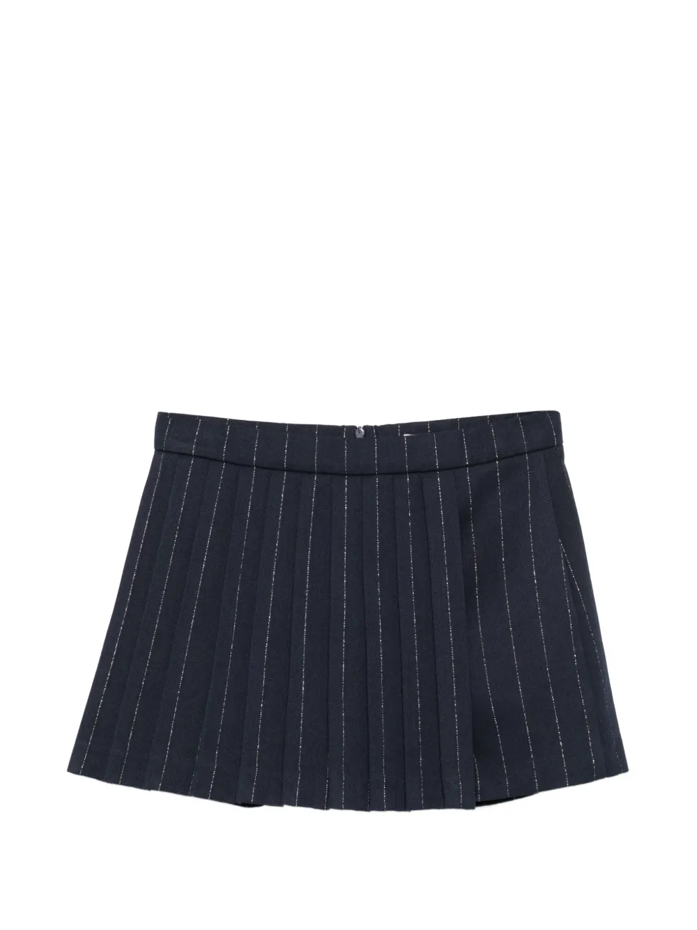 Maje pinstripe pleated shorts - Blu