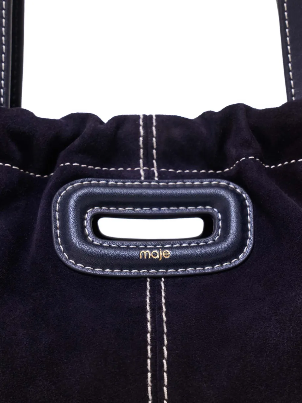 Maje Milpli Gazette schoudertas Blauw