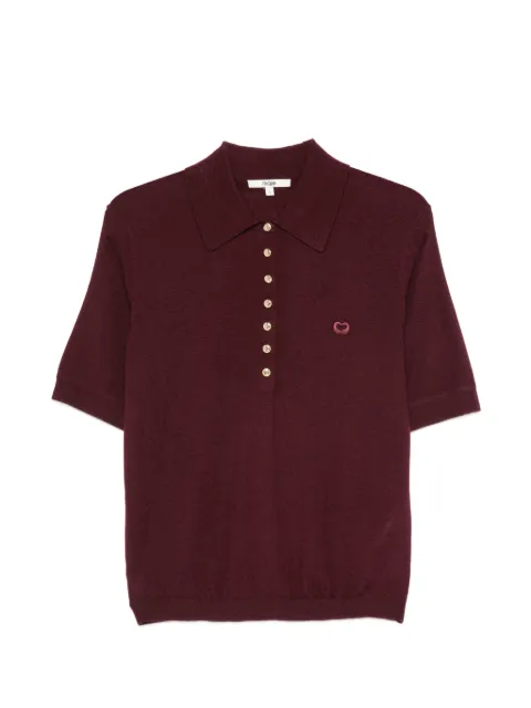 Maje short-sleeve polo top