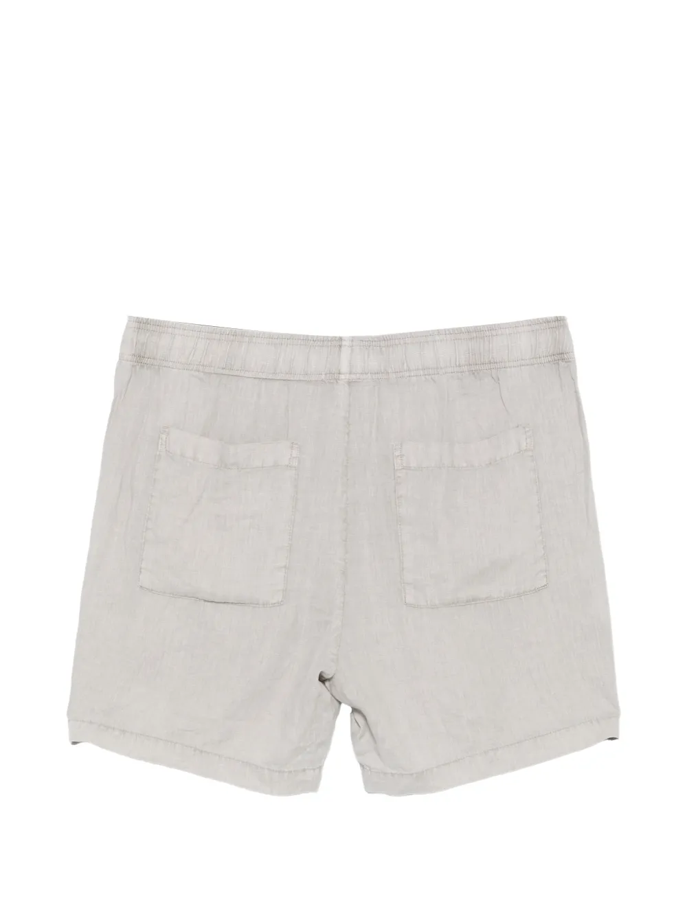  James Perse Pantalones Cortos De Lino Con Cordones - Gris 