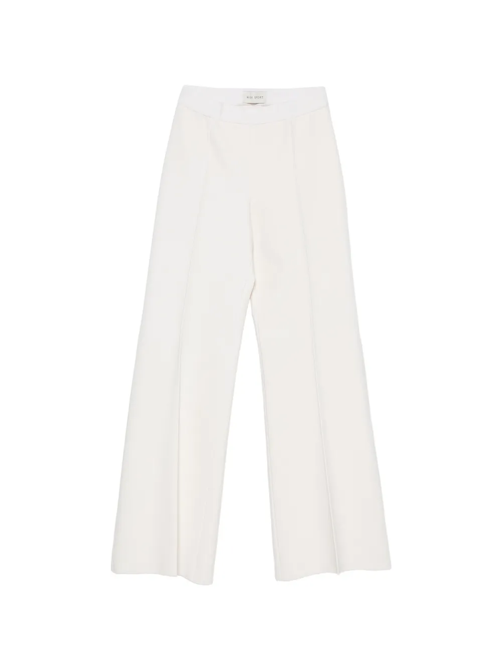 High Sport Willa tonal-stripe trousers - Bianco