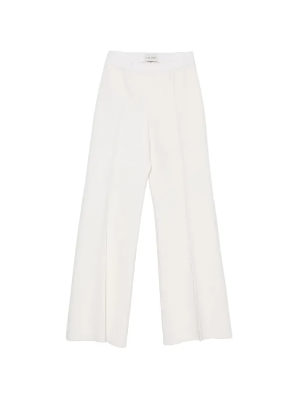 High Sport Willa Tonal-stripe Trousers in White
