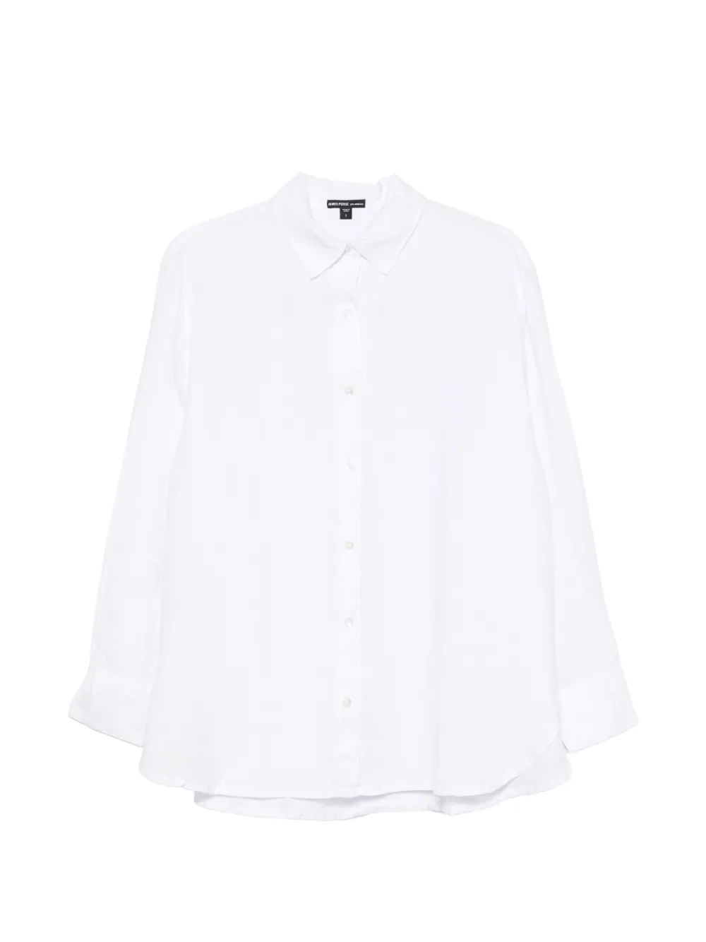 James Perse button-up long-sleeve shirt - Bianco