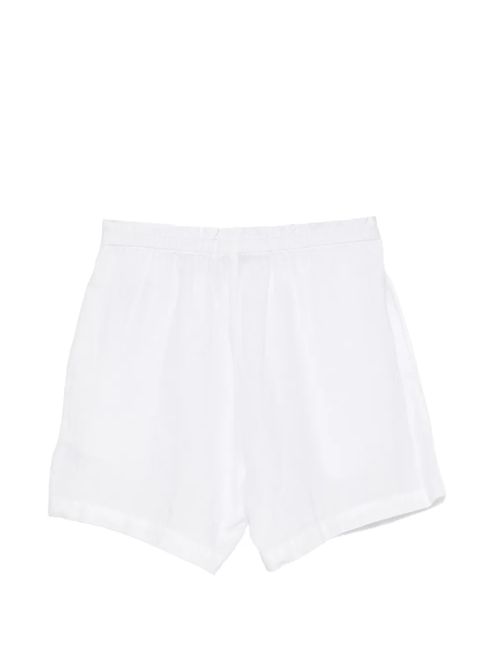 James Perse Shorts met paperbag taille Wit