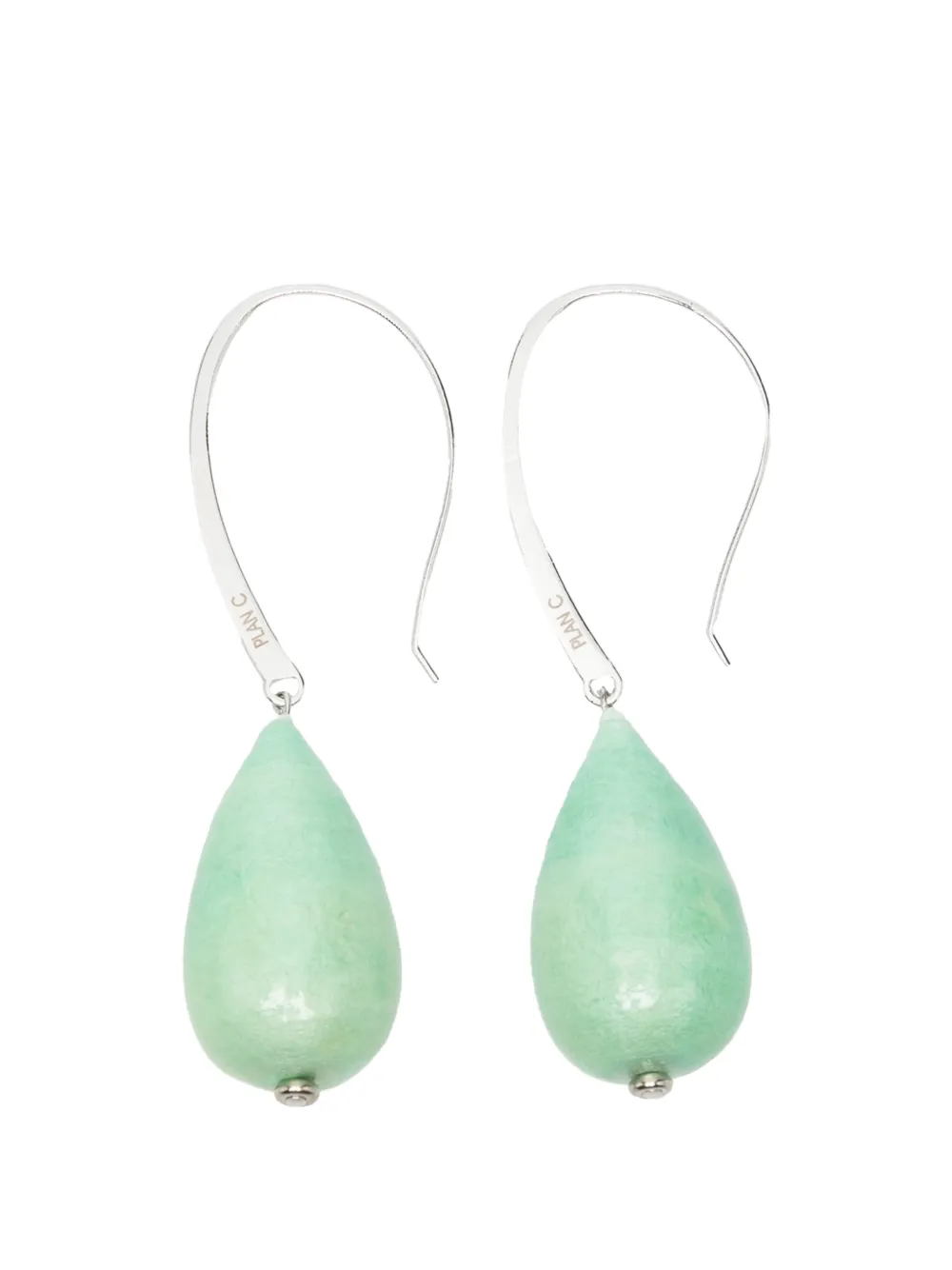Plan C Paper pearl earrings - Silver