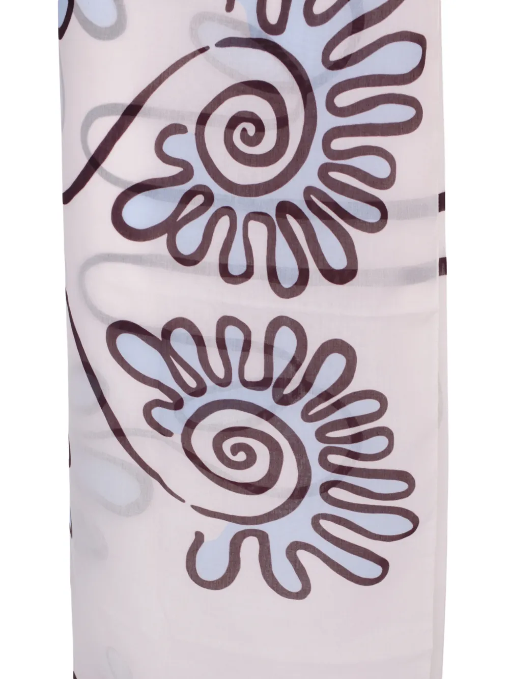 Cala de la Cruz Rok met abstracte print Beige