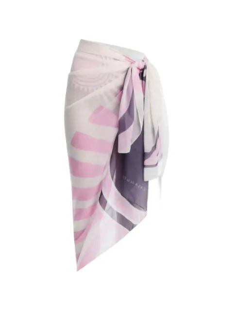 Cala de la Cruz — graphic-print sarong skirt